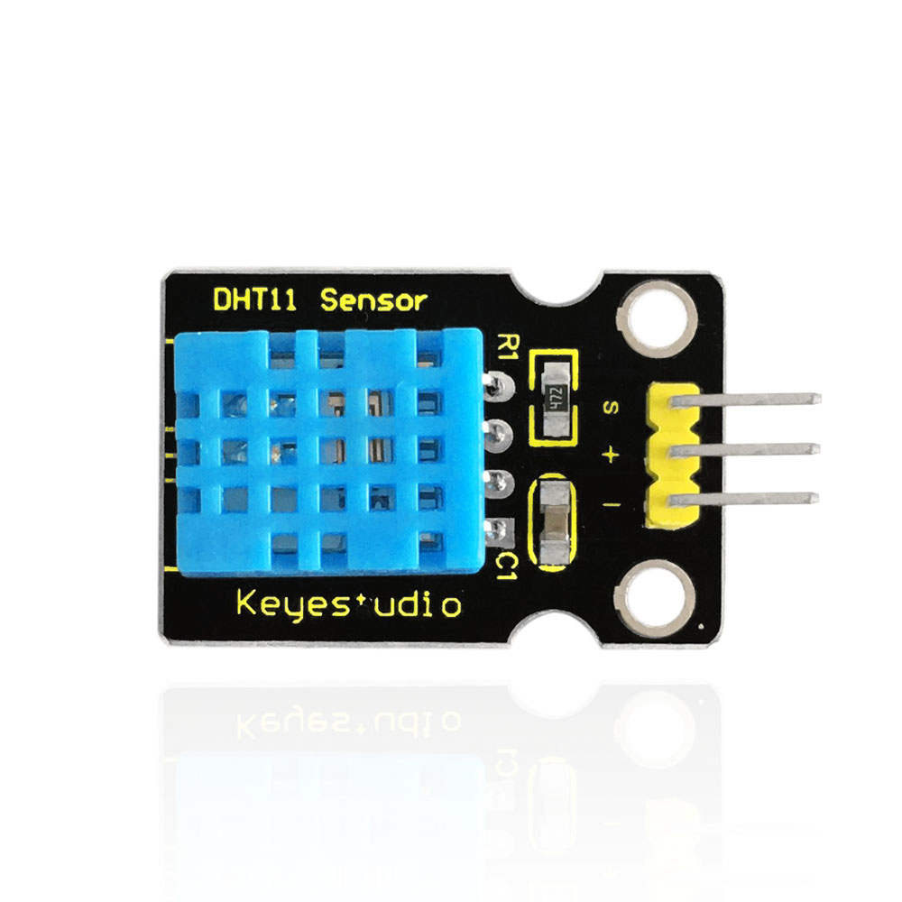 Dht11 - Keyestudio โมดูลตรวจจับความชื้นและความชื้นในอุณหภูมิ DHT11สำหรับ Arduino