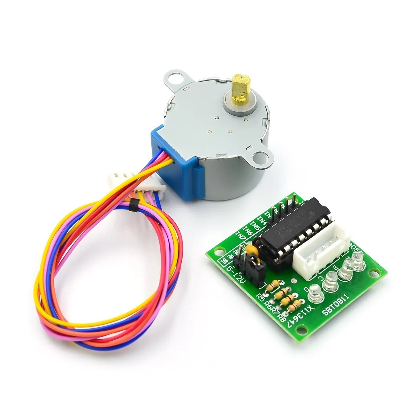 Stepper Motor 28Byj - ชุดมอเตอร์สเต็ปเปอร์ 5V 28BYJ-48 จำนวน 1/3/5 ชุด
