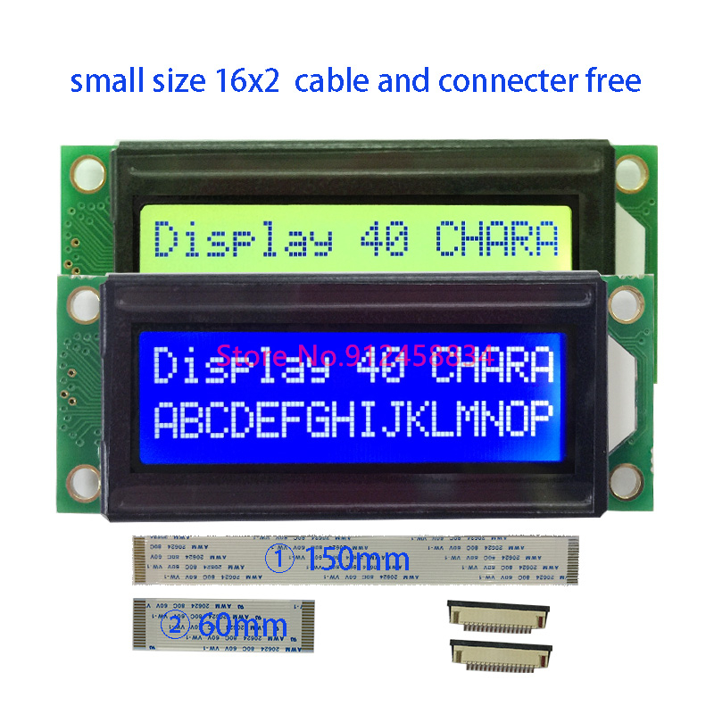 Lcd 1602 - Mini ขนาดเล็กขนาด1602โมดูลจอแสดงผล LCD 16pin FFC Connecter
