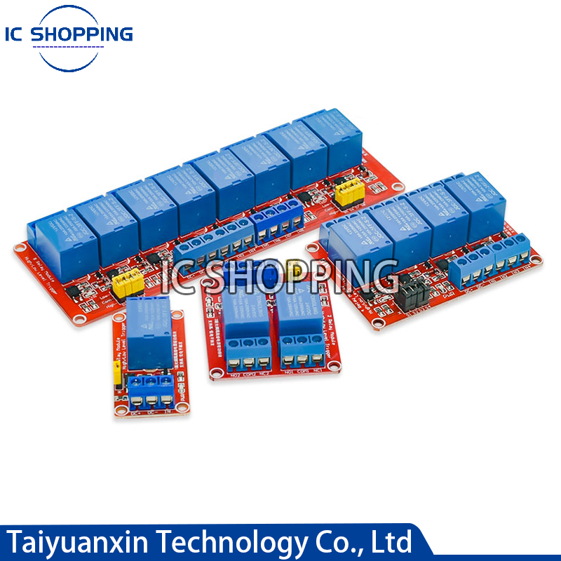 Relay Module 1 Channel - 1 2 4 8ช่อง5V 12V รีเลย์โมดูลบอร์ด