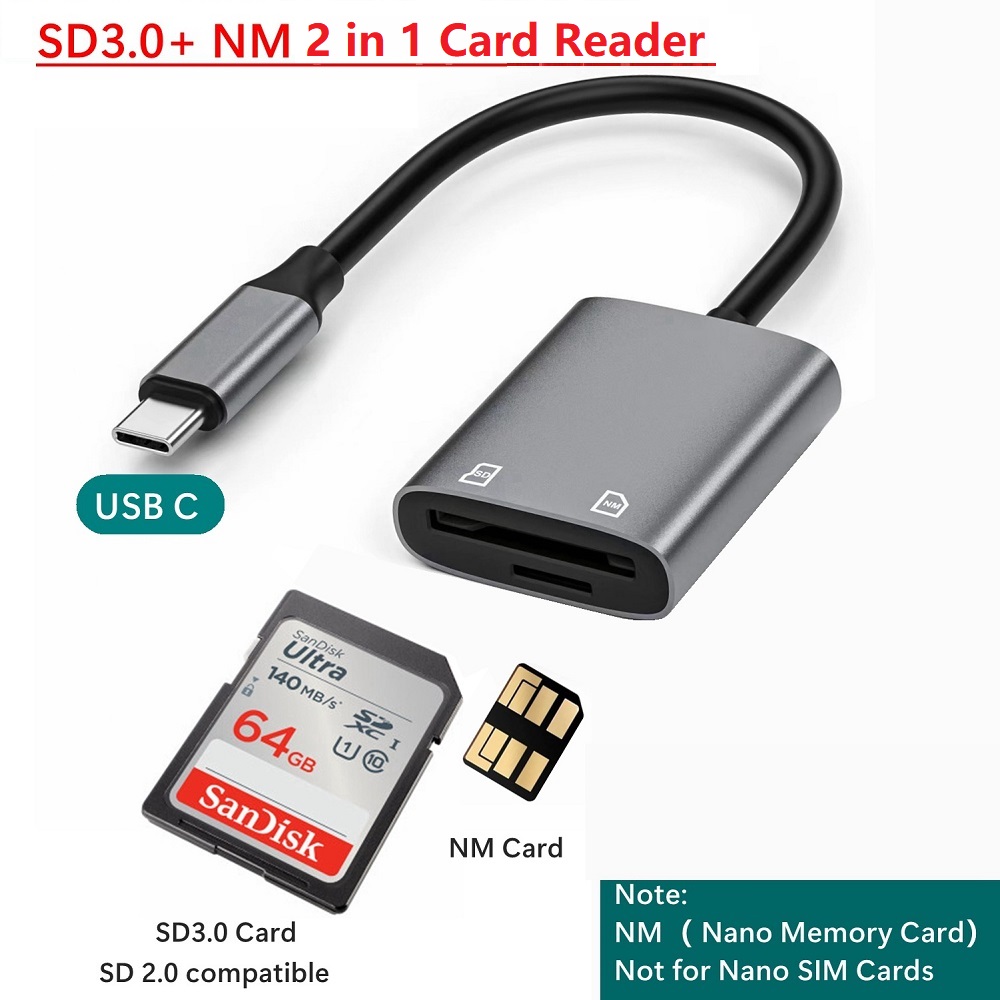 Sd Card Module - เครื่องอ่านการ์ดหน่วยความจำนาโนประเภท C อะแดปเตอร์การ์ด Huawei NM เครื่องอ่านการ์ด