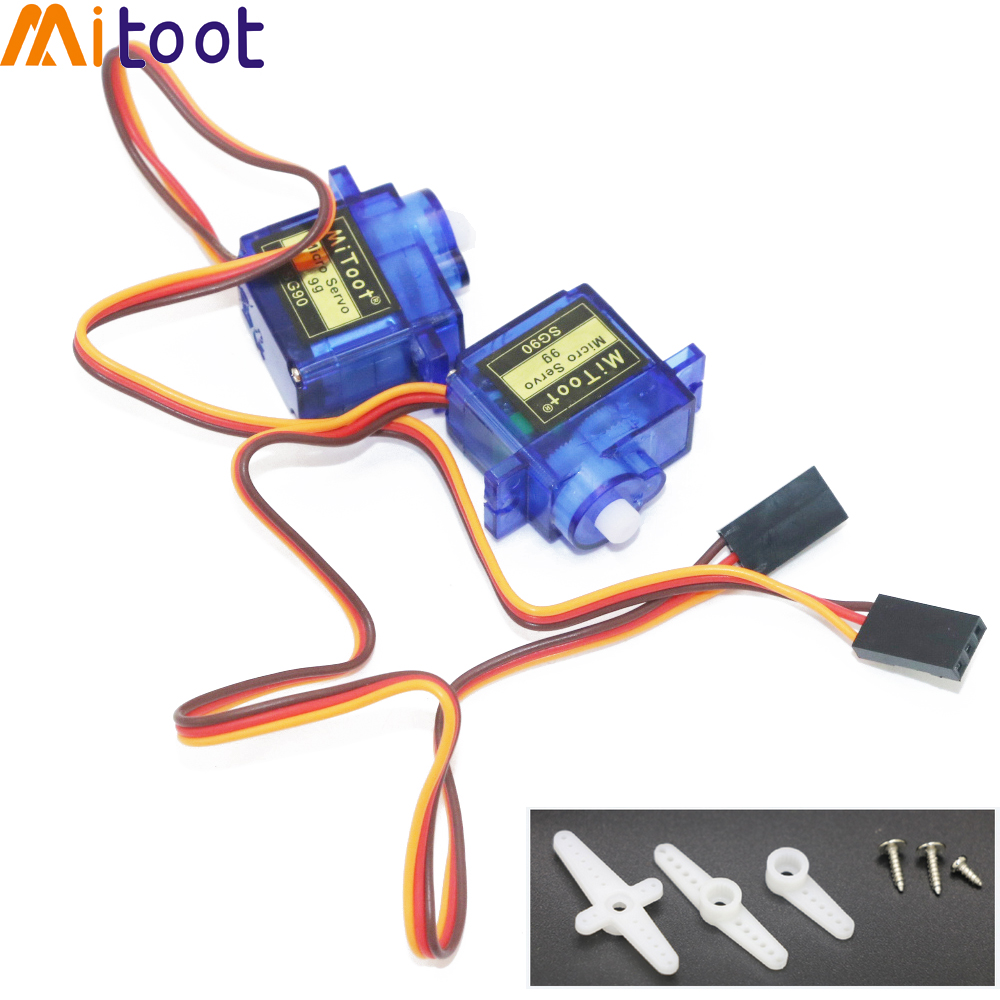 2pcs Mitoot Rc Mini Micro 9g 1 - Servo Sg90 บทวิจารณ์และราคา