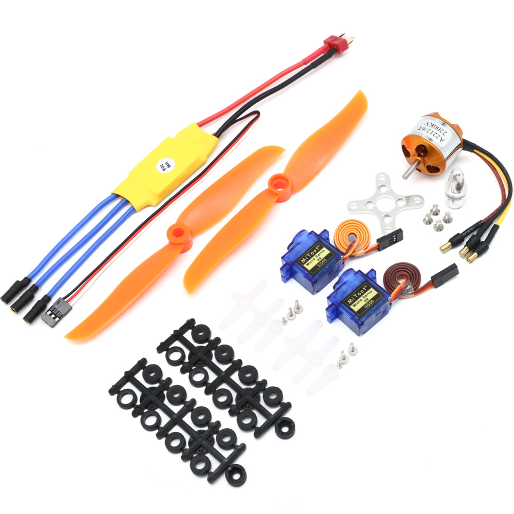 มอเตอร์30A ไร้แปรงถ่าน A2212 2 - Servo Sg90 บทวิจารณ์และราคา