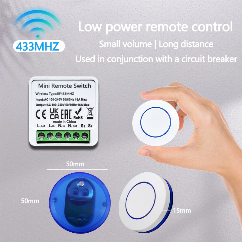 สวิตช์ไฟไร้สาย 433HMz รีเลย์รั - Ir Remote Module บทวิจารณ์และราคา
