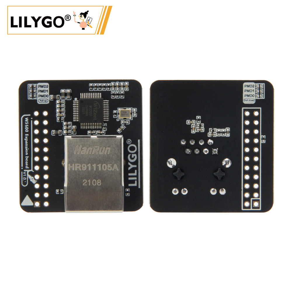 LILYGO® T-Relay-W5500 โล่อีเธอ - Ethernet W5500 บทวิจารณ์และราคา