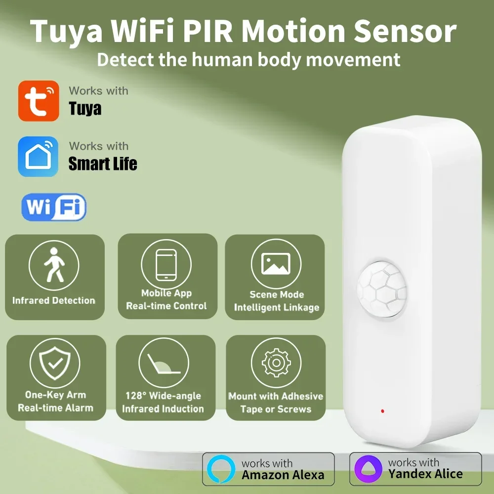 Tuya WiFI Motion Sensor PIR สม - Pir Motion Sensor บทวิจารณ์และราคา